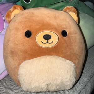 Squishmallows Kellytoy Plush Wilderness Animal Greta the Grizzly Bear 8”